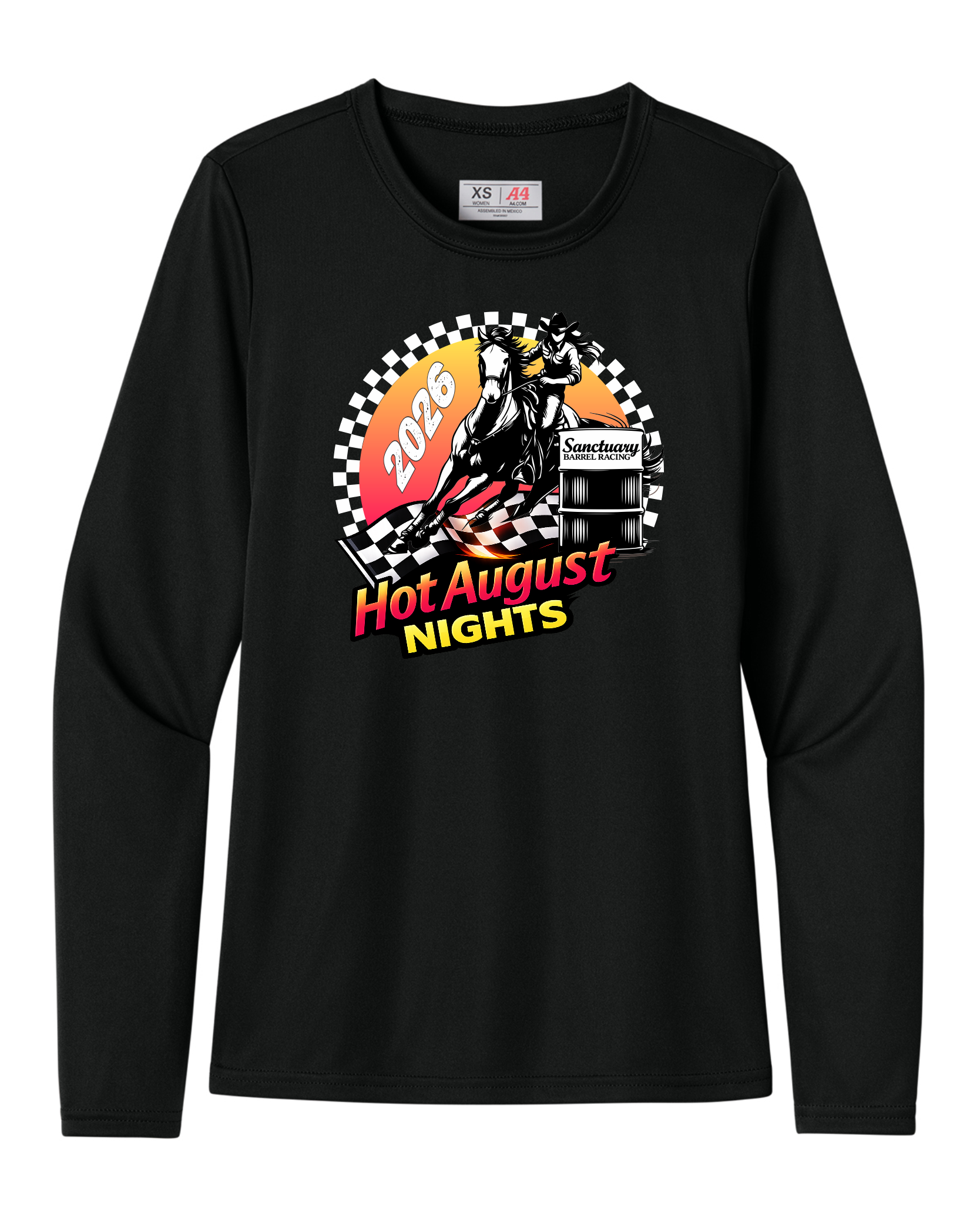 Hot Summer Nights Cooling Long Sleeve Shirt - Black