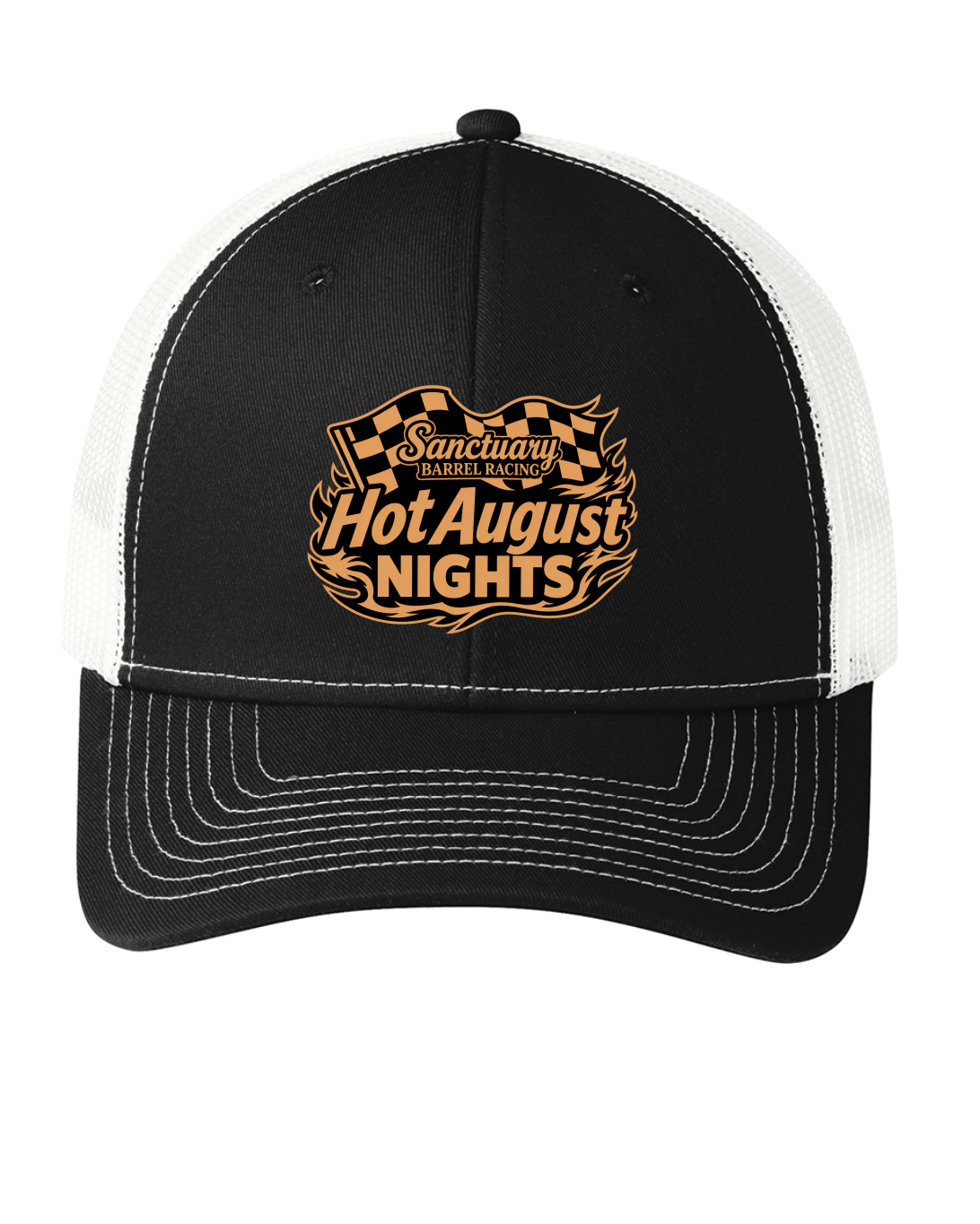 Hot August Nights Snapback - Black and White