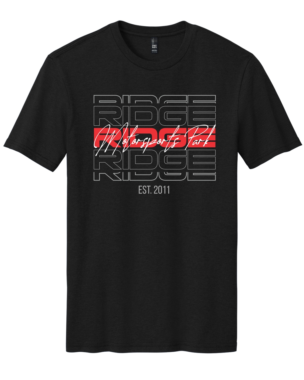 Ridge Motorsports Park T-Shirt - Red Repeat Design