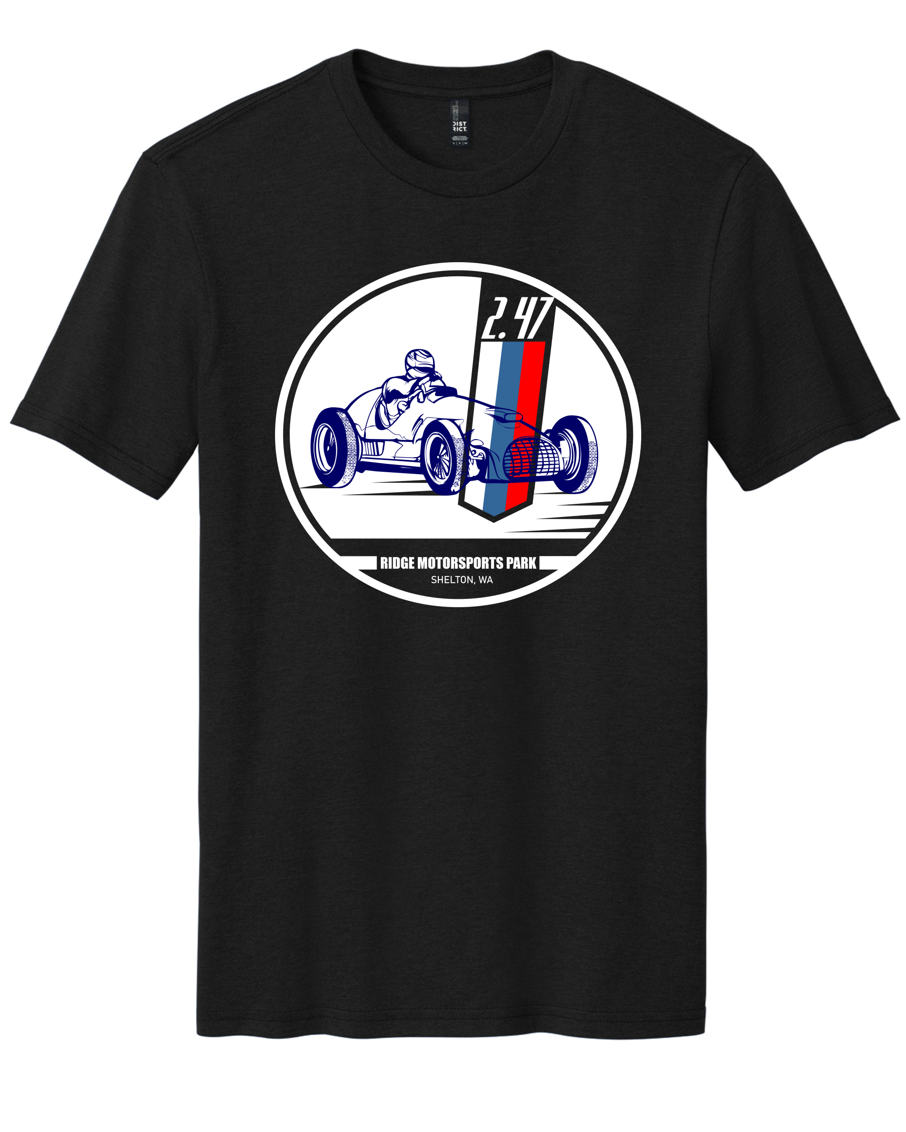 Ridge Motorsports Park T-Shirt - Vintage Bike Design