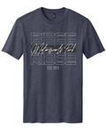 Ridge Motorsports Park T-Shirt - Black and Grey Repeat Design