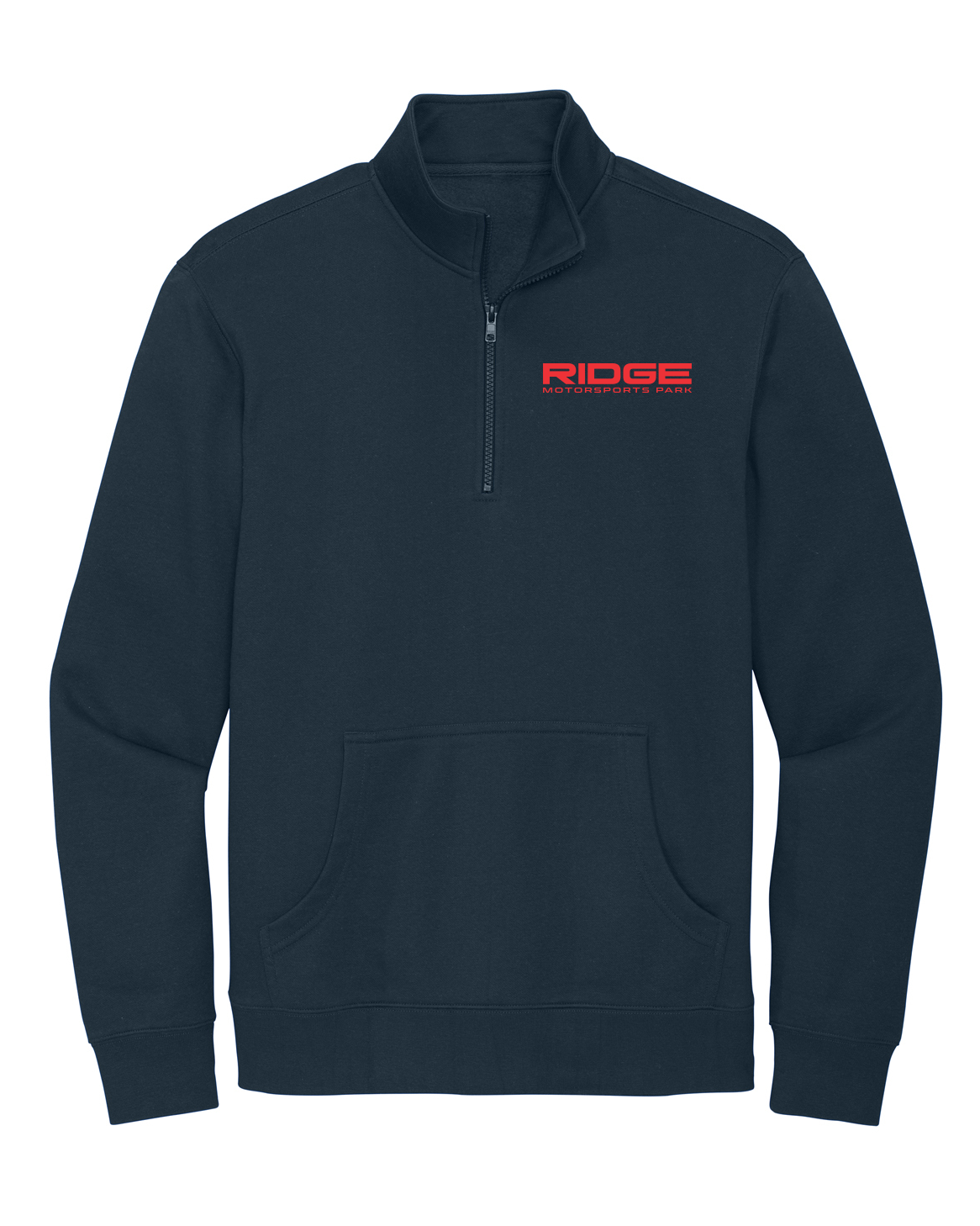 Ridge Motorsports Park Fleece 1/4 Zip - New Navy