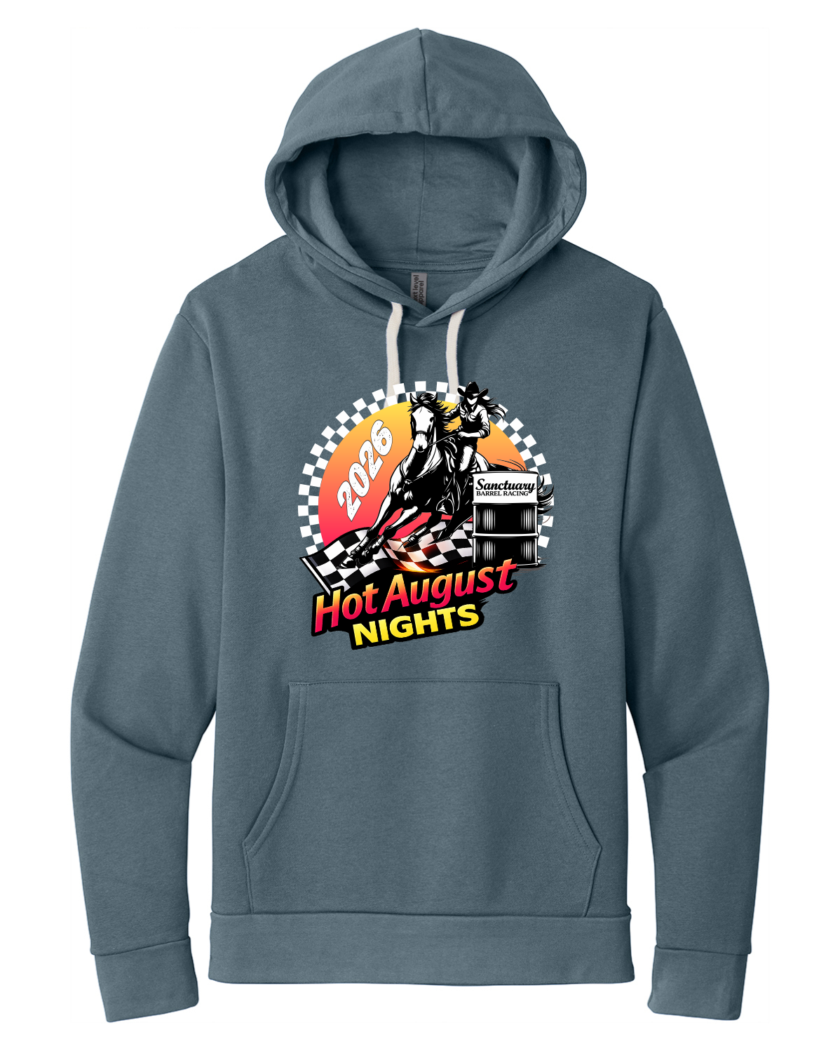 Hot August Nights Hoodie - Antique Denim