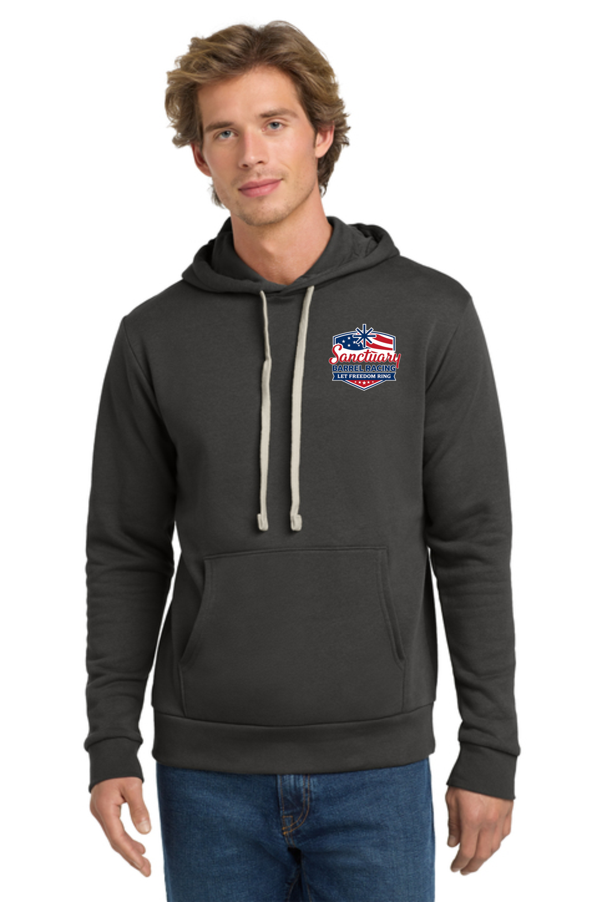 Let Freedom Ring Pullover Hoodie - Dark Gray