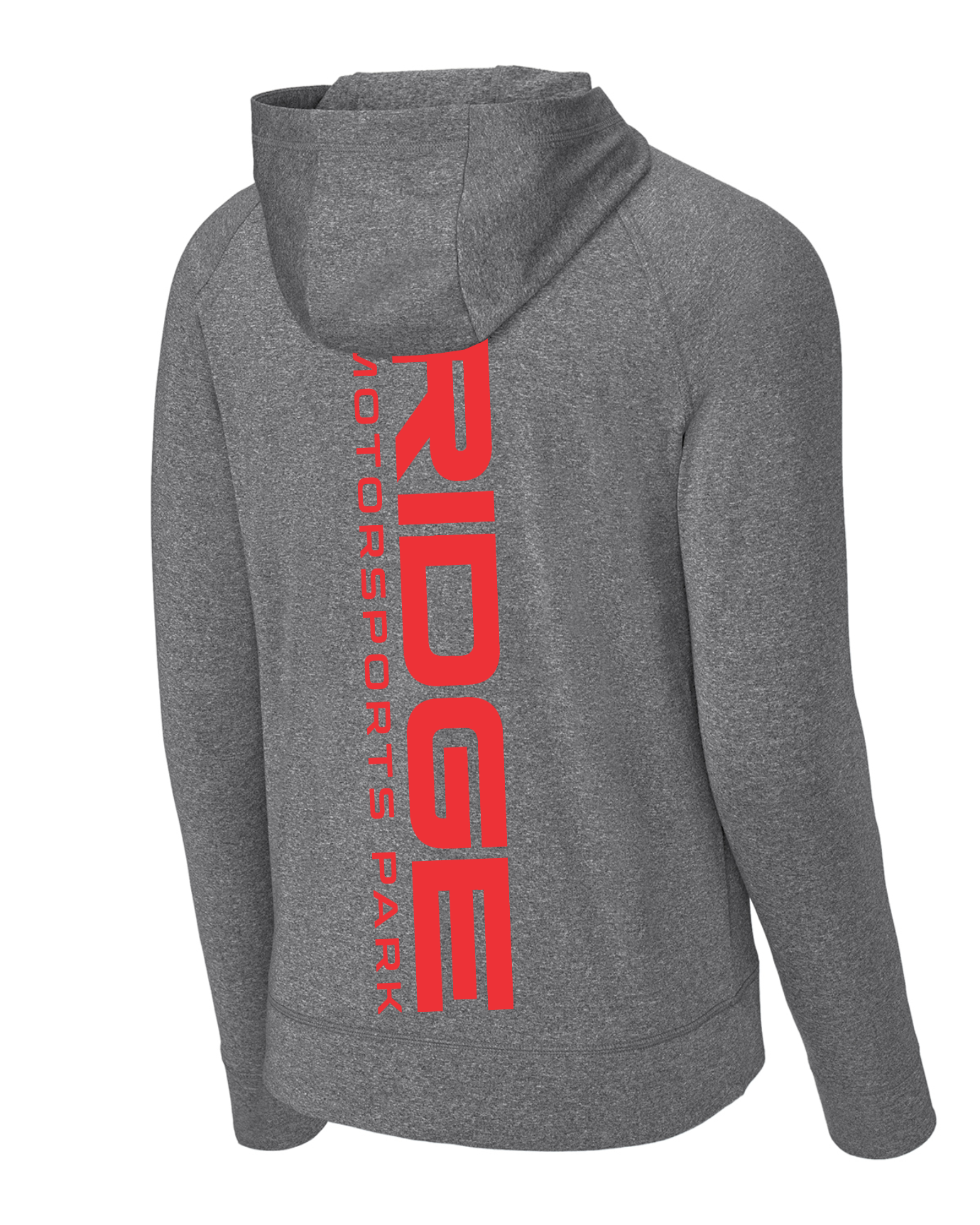 Ridge Motorsports Park Lightweight Hooded 1/4 Zip - Red Back Design